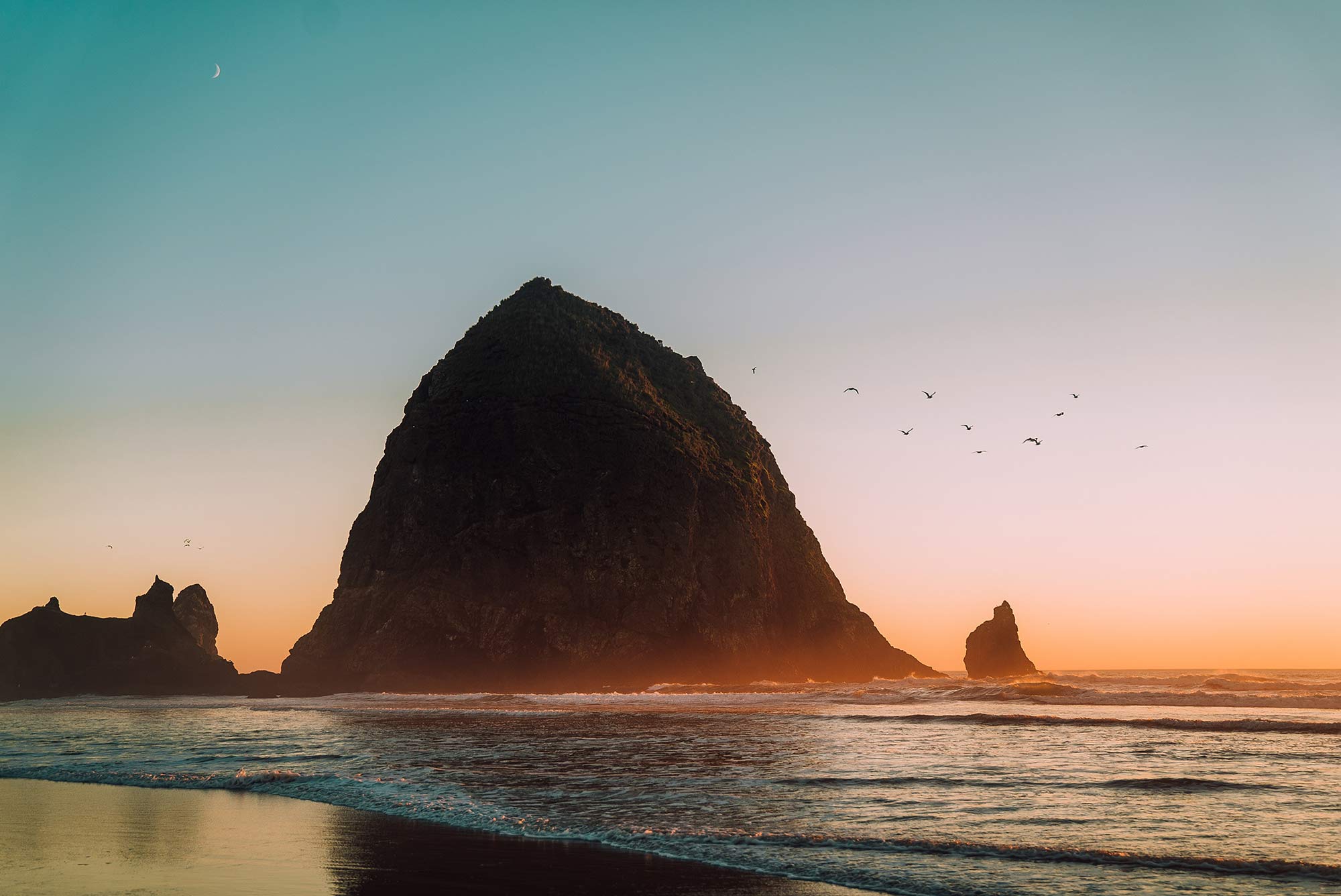 sunset cliff
